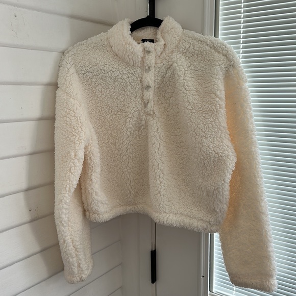 PacSun Simone Sherpa Henley Pullover - Picture 2 of 11